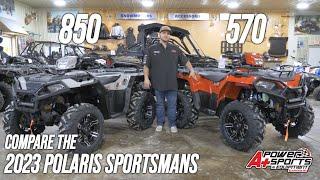 2023 Polaris Sportsman 850 vs 570 Differences, Specs and Details. Plus Custom Upgrades!