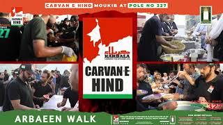 ARBAEEN WALK 2024  || NAJAF TO KARBALA  || CARVAN-E-HIND 327 || ARBAEEN LIVE ||