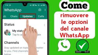 Come rimuovere le opzioni del canale WhatsApp (nuovo aggiornamento) [2023] |