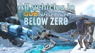 All Vehicles and vehicle modules in Subnautica Below Zero + upgrades