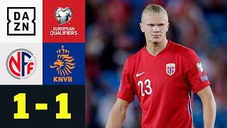 Haaland verdirbt Van Gaal Comeback: Norwegen - Niederlande 1:1 | UEFA European Qualifiers | DAZN