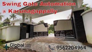 Automatic Swing Gate Automation @ Karunagappally, Kollam | Remote Controlled Gate | 9562204964