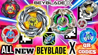 BEYBLADE X APP Hasbro ALL NEW BEYBLADES QR CODES | CLAW LEON + LANCE KNIGHT HASBRO BEYBLADE X APP