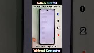 How to Enable Developer Options in Infinix Hot 30 – Open Hidden Options  infinix hot 30 developer