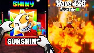 SHINY SUNSHINE VS ENDLESS?! *Tier 30 Unit* (Five Nights TD)