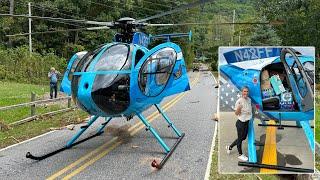 Taking Our Helicopter Into North Carolina's Disaster