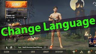 How To Change The Language In Pubg Mobile Game Chinese To English or Any Language