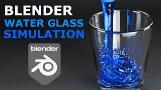 Glass of Water Simulation | Blender 4.2 Tutorial