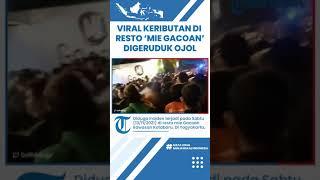Viral Keributan di Resto Mie Gacoan Jogja Digeruduk Ratusan Ojol Gara-gara Antrean