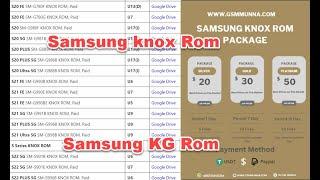 Samsung knox rom and kg rom download