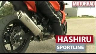 Auspuff-Test: Hashiru Sportline für Kawasaki Z750