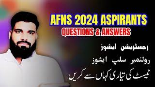 AFNS 2024 Test Preparation | Live Questions & Answers with AFNS Aspirants
