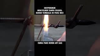 menyolder tanpa solder, paku besi dan kawat tembaga