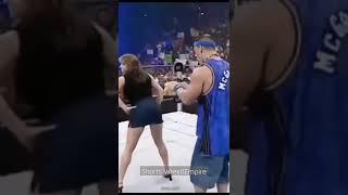 Stephanie McMahon got slapped on ass from Cena-  #shorts  #wwe #johncena