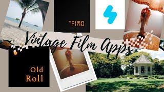 Vintage film apps for phone | Disposable camera effects apps 