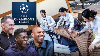 Henry, Seedorf, Shevchenko love to listen Champions League Song KOREAN STYLE!