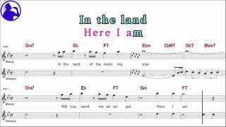 Scorpions-Send me an angel karaoke sheet music,MR for players,chord,chorus,Lyrics add(Ye karaoke)