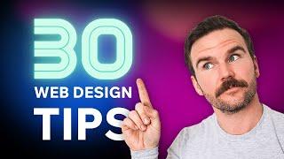 30 Web Design Tips in 11 Minutes