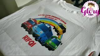 Kaos ulang tahun, event promosi, seragam design custom