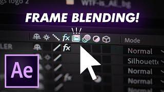 Frame Blending - WTF is After Effects Basics Ep. 21