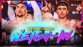 Teofimo Lopez vs Steve Claggett | WEIGH-IN