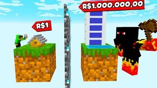 CASA DE R$1 vs R$1.000.000.000 no MINECRAFT