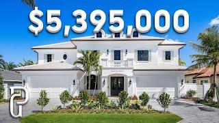 Inside a $5,395,000 Modern Coastal Farmhouse Inspired Home In Florida! | Propertygrams Mansion Tours