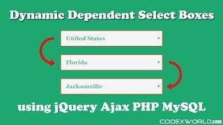 Dynamic Dependent Select Box using jQuery, Ajax and PHP