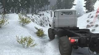 SpinTires мод снег