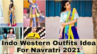 Indo Western Look For Navratri 2022|Navratri Kediyu Dress Design For Garba/Dadiya | #Youtubeshorts