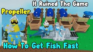 This New Update Ruined The Game? Fastest Way To Get Propeller & Fish! - Sky Block Roblox