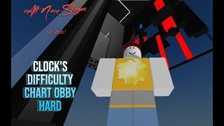 (BRAND NEW) Clock's Difficulty Chart Obby Hard All Stages 1-100!!!