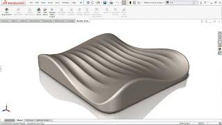Exercise 73: How to make 'Plated Curved Surface' in Solidworks 2018