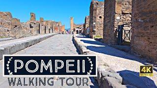 Pompeii Italy Walking Tour in 4K