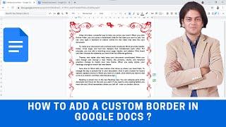 How to add a custom border in google docs?
