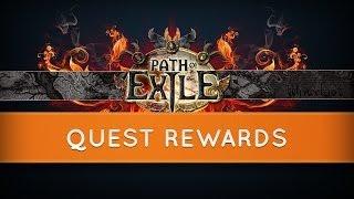 Path of Exile : Quest Rewards - Skill Gems, Skill points and more!