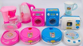 AMSR Mega Collection PINK vs BLUE Clean Robot,Music Player,Washing Machine,Coffee Maker,Blender