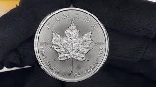 2025 1 oz Canadian Silver Maple Leaf Coin BU