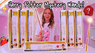 UNBOXING GIANT MYSTERY *TRIWIZARD TOURNAMENT* HARRY POTTER WANDS!!️🪄 (RARE UMBRELLA HUNT!!🫢)