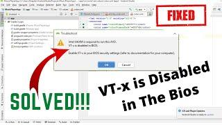 [Fix] VT-x is Disabled in The Bios Android Studio || How to Enable VT-x in the Bios?