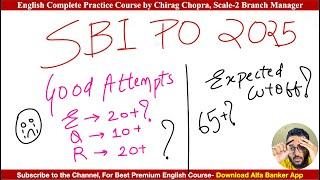 SBI PO 2025 EXAM REVIEW | EXPECTED CUTOFF? GOOD ATTEMPTS