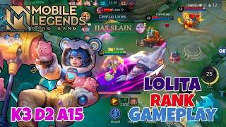 Lolita is Nightmare for Projectile Heros - Mobile Legends