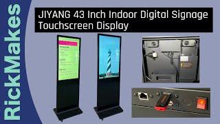 JIYANG 43 Inch Indoor Digital Signage Touchscreen Display