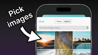 How to use an image picker | Universal App tutorial #4