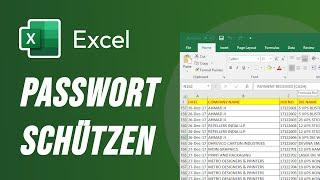 Excel Datei mit Passwort schützen  (2024)