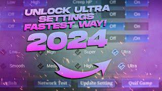 How to Unlock Ultra Graphics/Refresh Rate Settings in Mobile Legends Android 11, 12, 13 - 2024