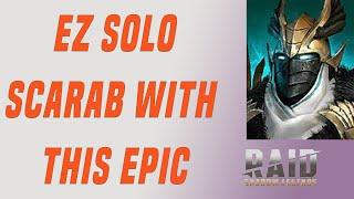 VERGIS EZ SOLO SCARAB KING FLOOR 100 HARD | RAID SHADOW LEGEND