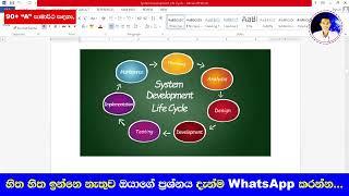  O/L ICT | SDLC 003 | Sameera Rajapaksha (MSc in IT) | Ninaro - Nugegoda | 755 888 369