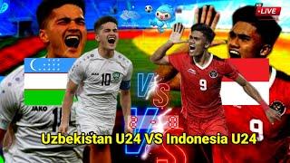 INDONESIA U-24 VS UZBEKISTAN U-24 Round of 16 Asian Games 2022 Hangzhou