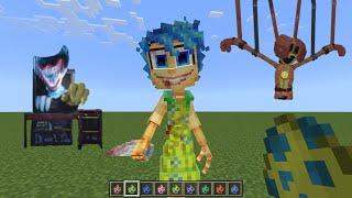 Realistic Inside Out 2 MOD UPDATE vs Realistic Poppy Playtime Chapter 3 MOD in Minecraft PE